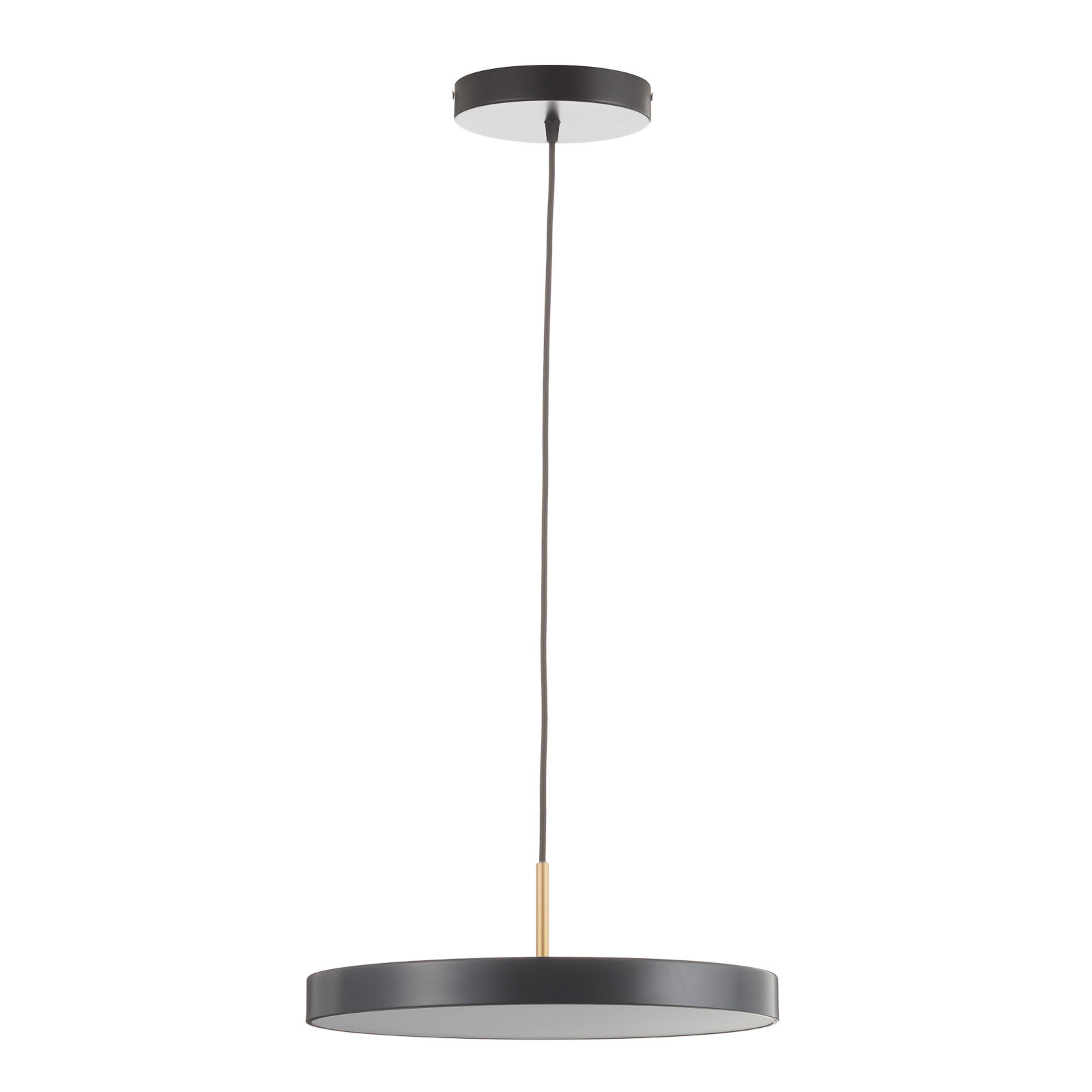 Suspension LED Asteria Medium anthracite/laiton 43 cm - UMAGE