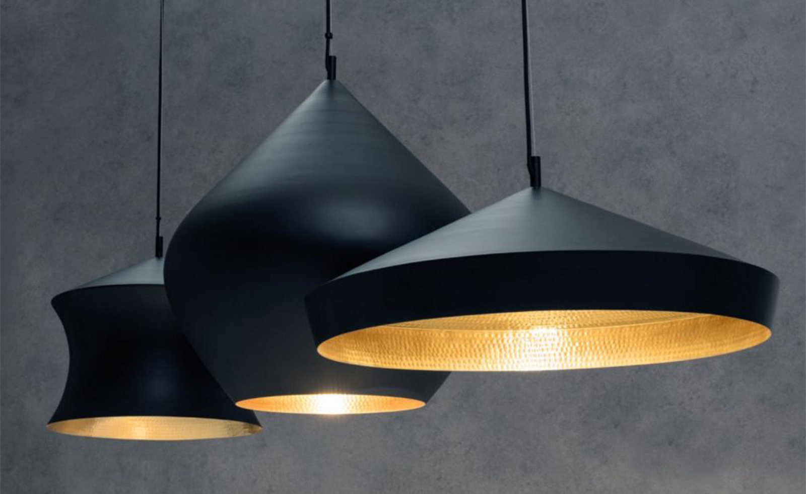 Beat Light Waist LED Lustră Pendul Black - Tom Dixon