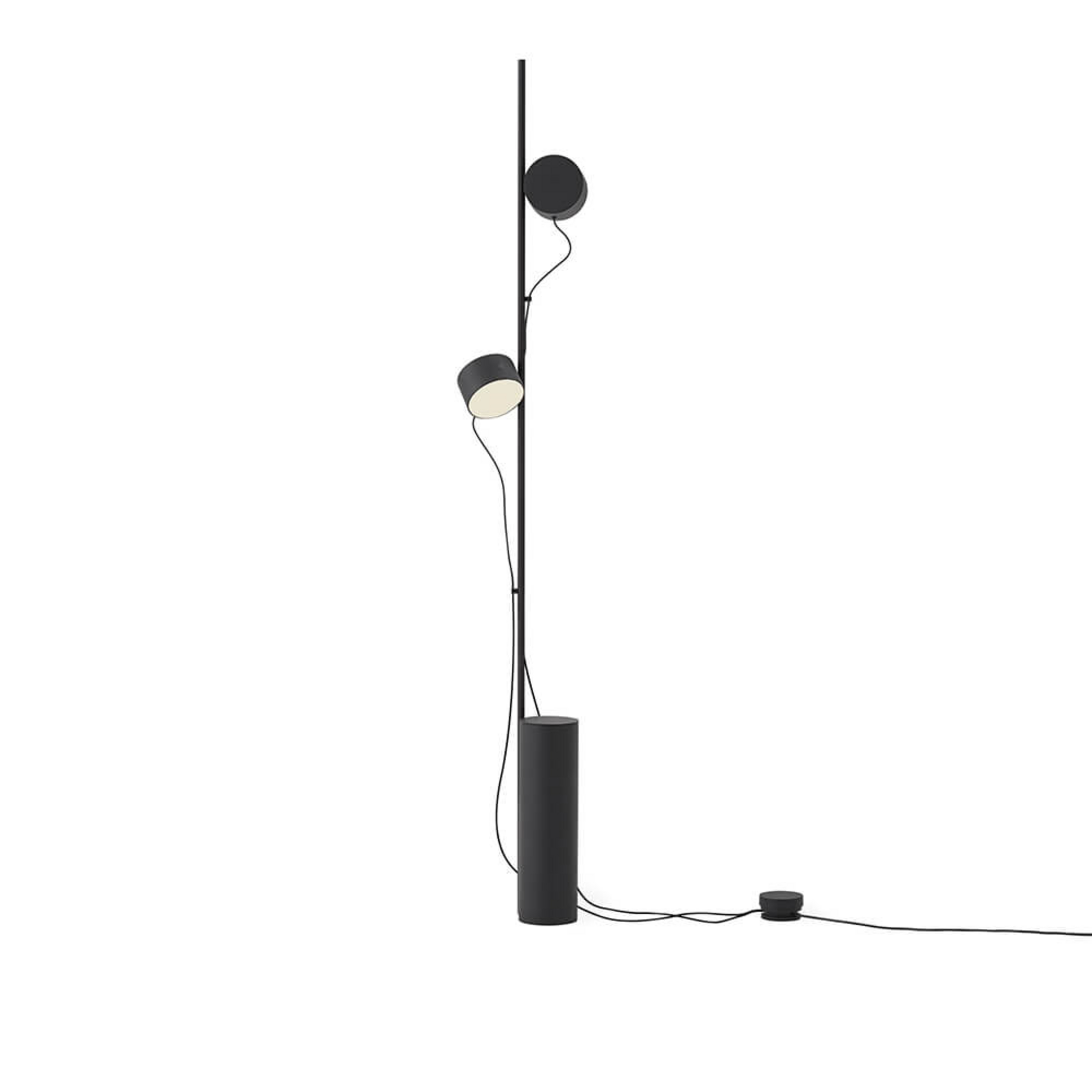 Post Floor Lamp Black - Muuto