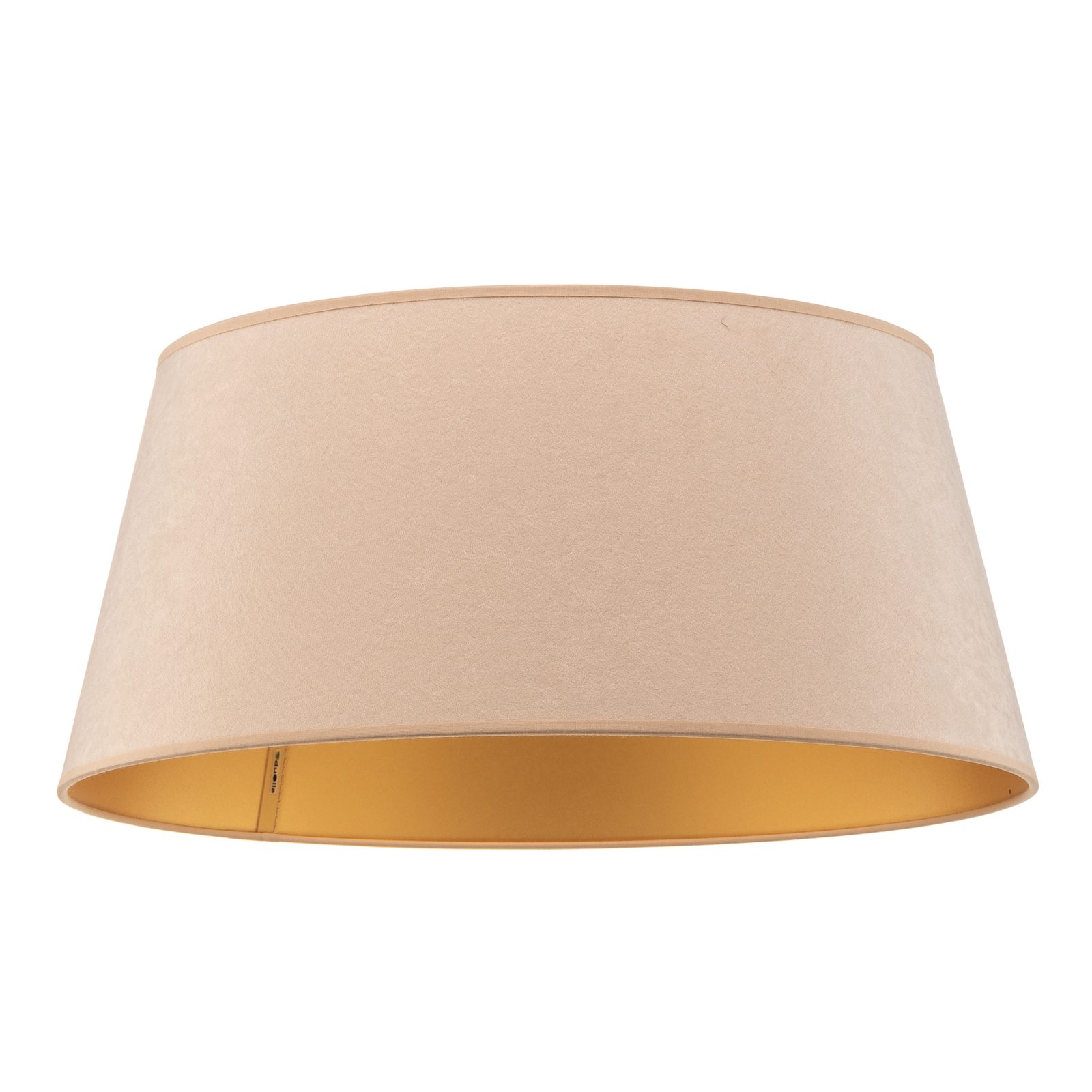 Lampenschirm Cone Höhe 22,5 cm, ecru/gold