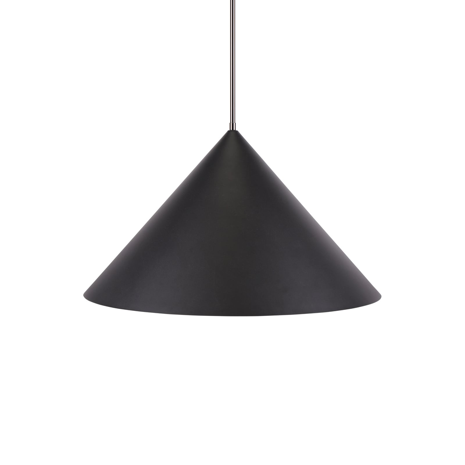 Lampada a sospensione Kuro, Ø 65 cm, nera, metallo, E27 - Watt & Veke