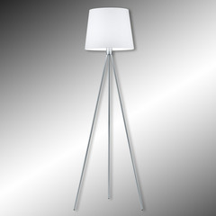 Lampa stojąca PICO na trójnogu, chrom
