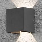 Cremona LED outdoor wall light 13 cm anthracite