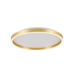 LED-Deckenlampe Madlen, goldfarben, Ø 40 cm, Alu, 3000K, dim