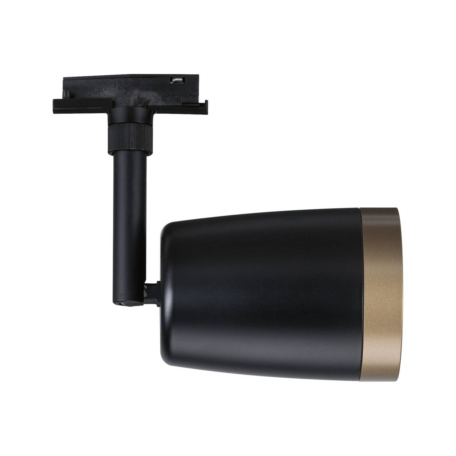 Paulmann URail spårspot COVER, svart/guld, Ø 7 cm GU10