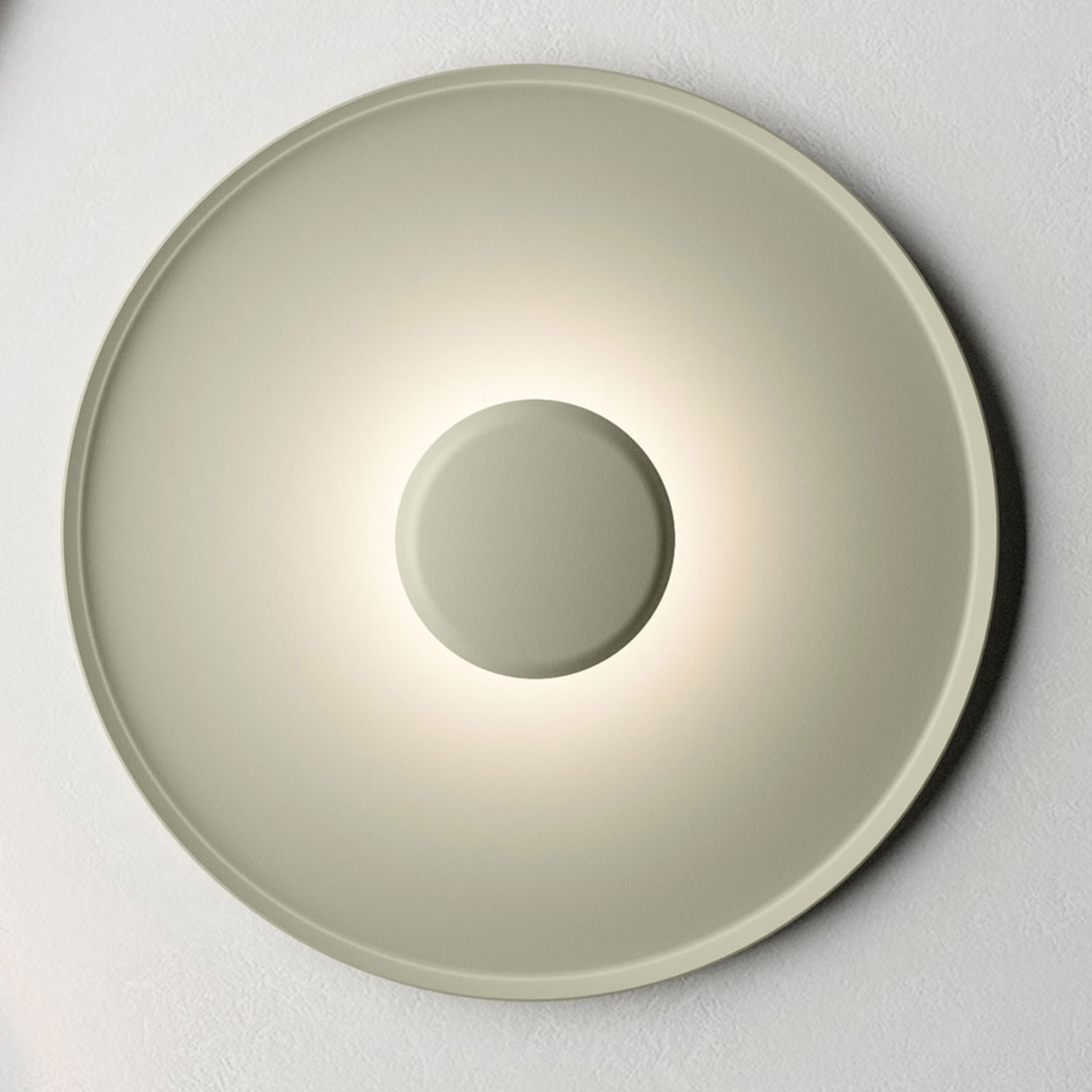 Top LED-Wandleuchte, Ø 60 cm, grün L1 - Vibia