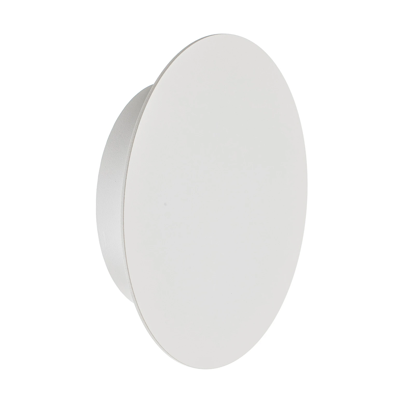 Escale Blade LED nástěnné světlo bílá matná Ø 18cm