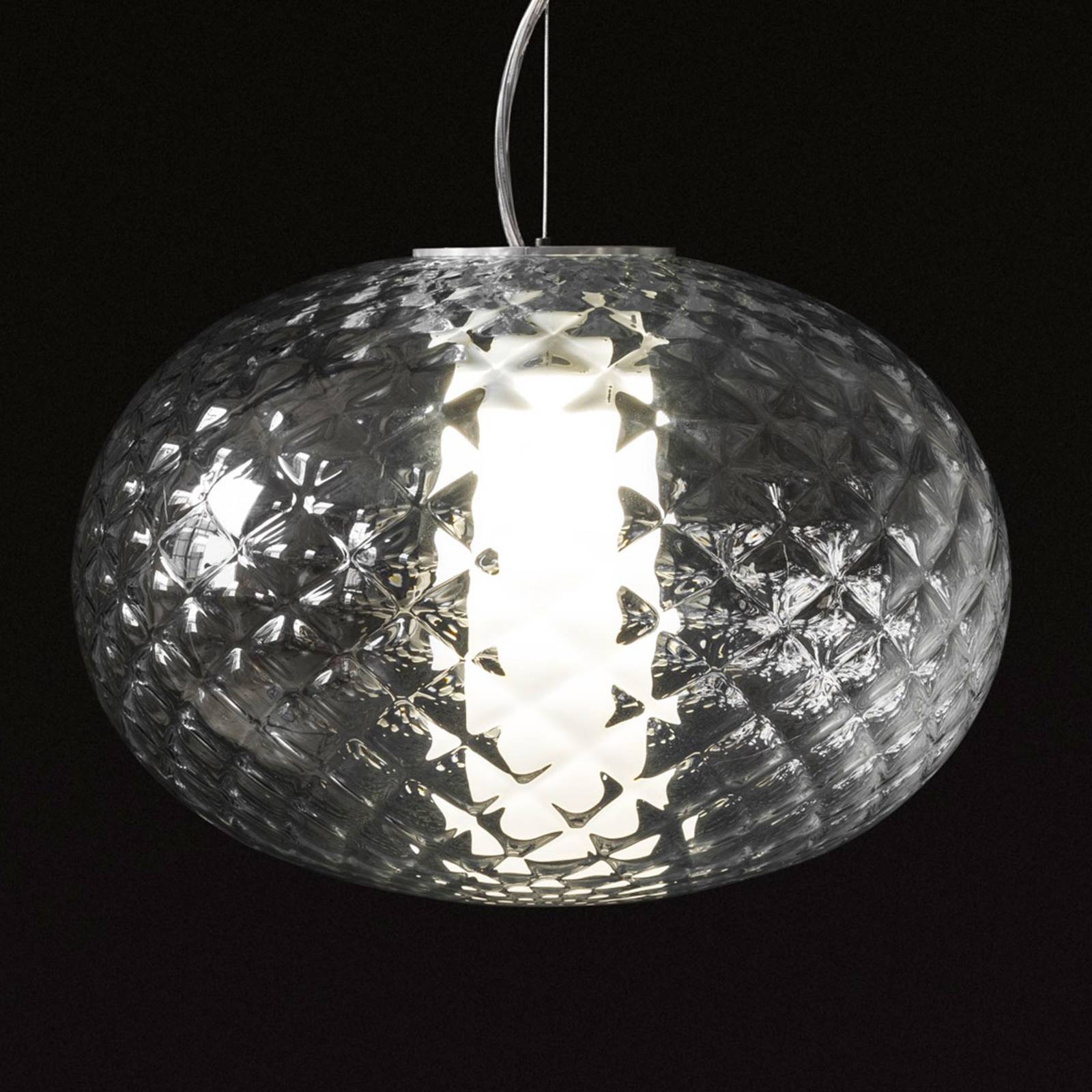 Oluce Recuerdo - szklana lampa wisząca z LED