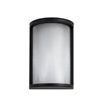 Lindby Applique d'extérieur LED Calvik, noir, rainuré, IP44