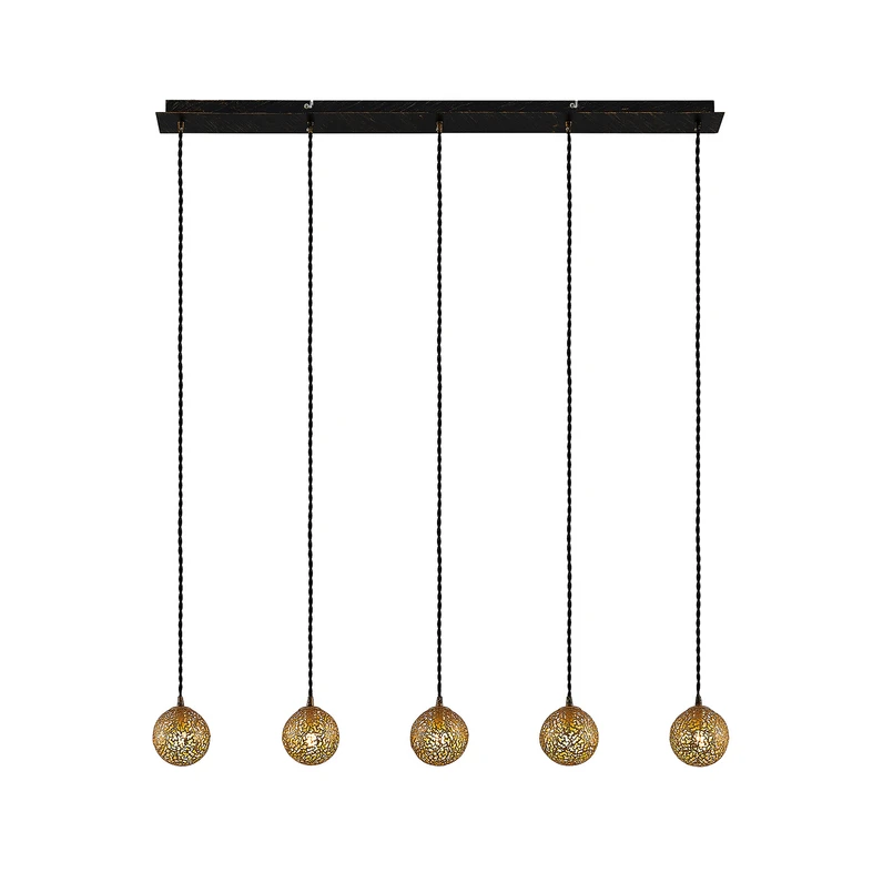 Lucande - Zale 5 Suspension Gold/Black