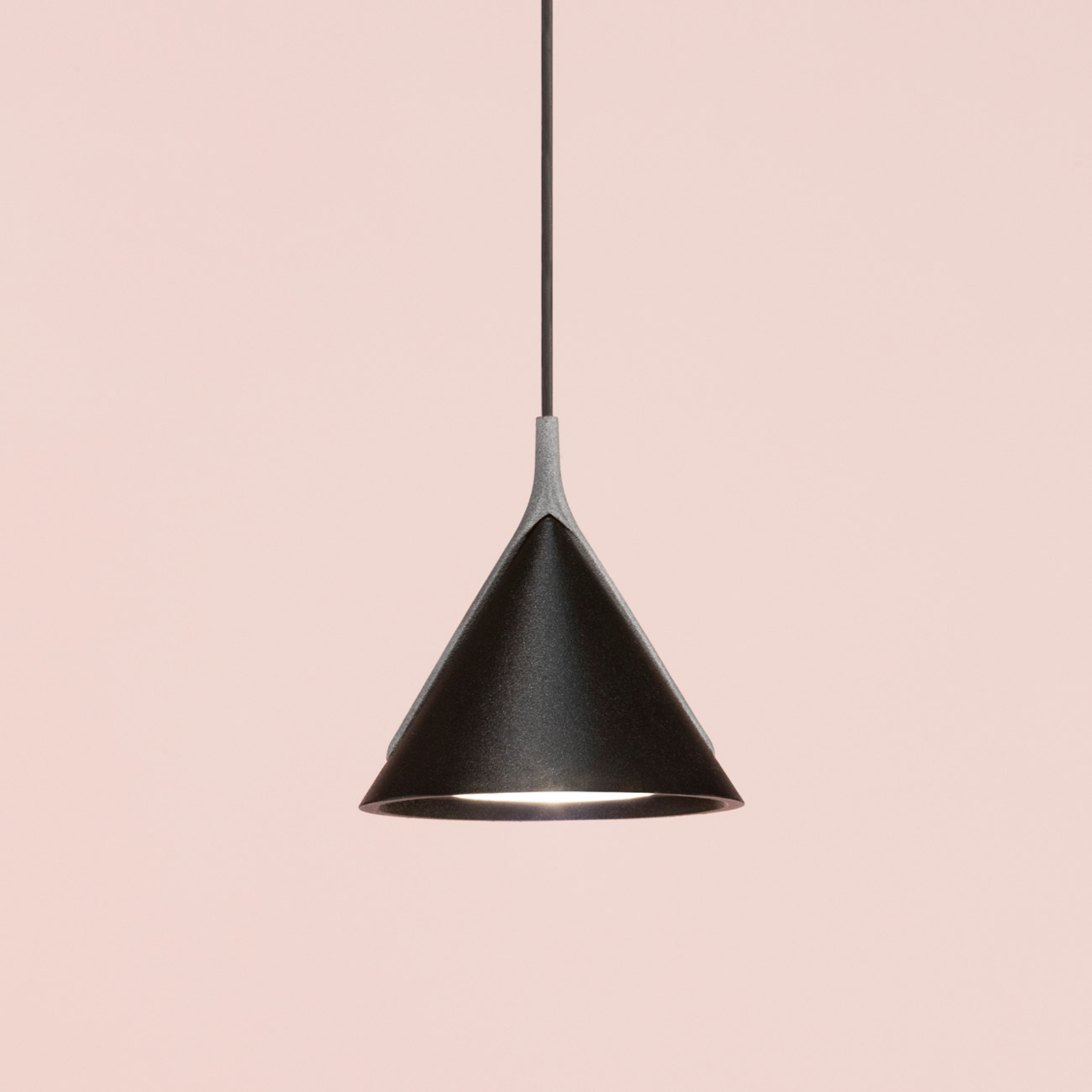 Axolight Jewel Mono hanglamp zwart-grijs 2700K 12°