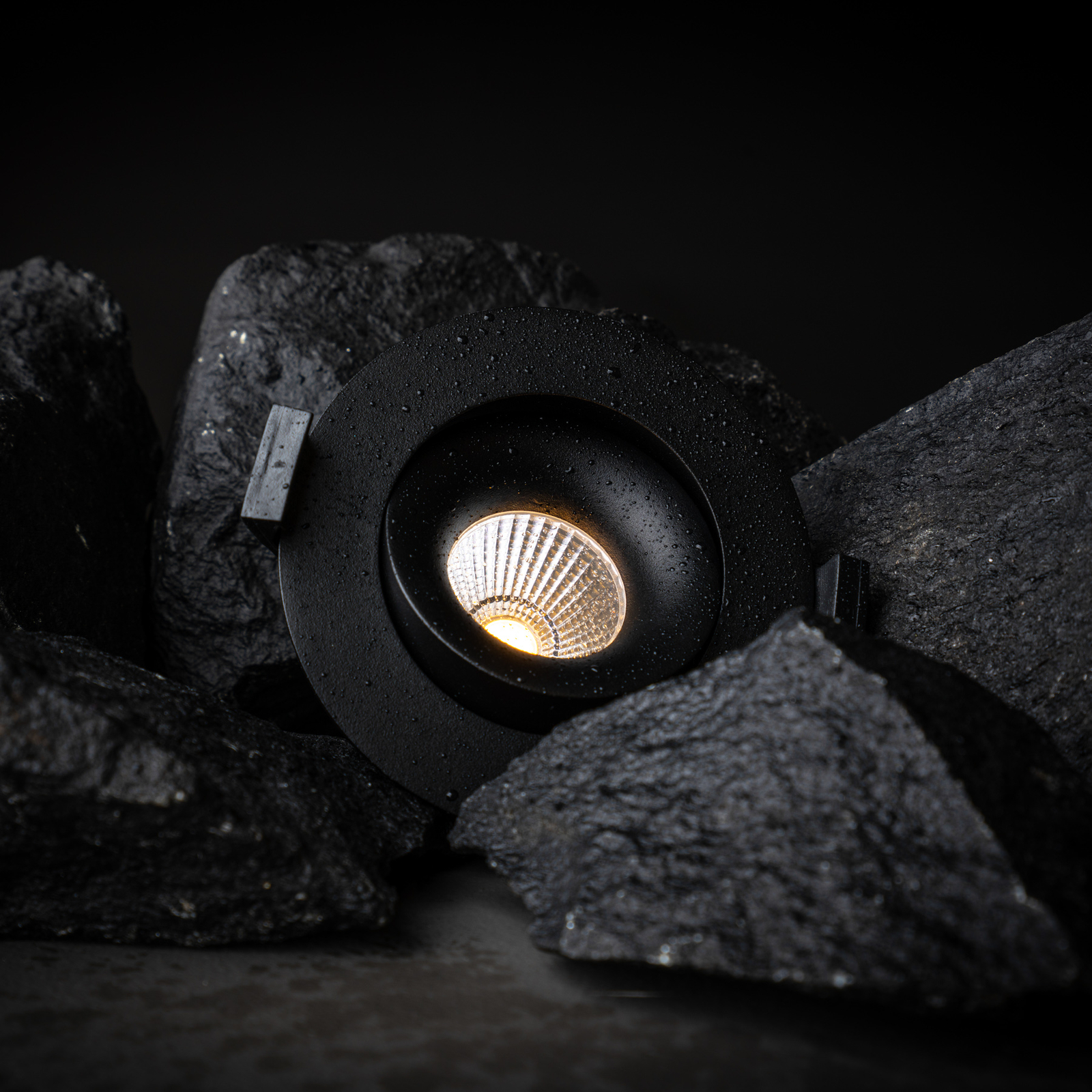 SLC OnePro LED-Einbau-Downlight schwarz 3.000 K