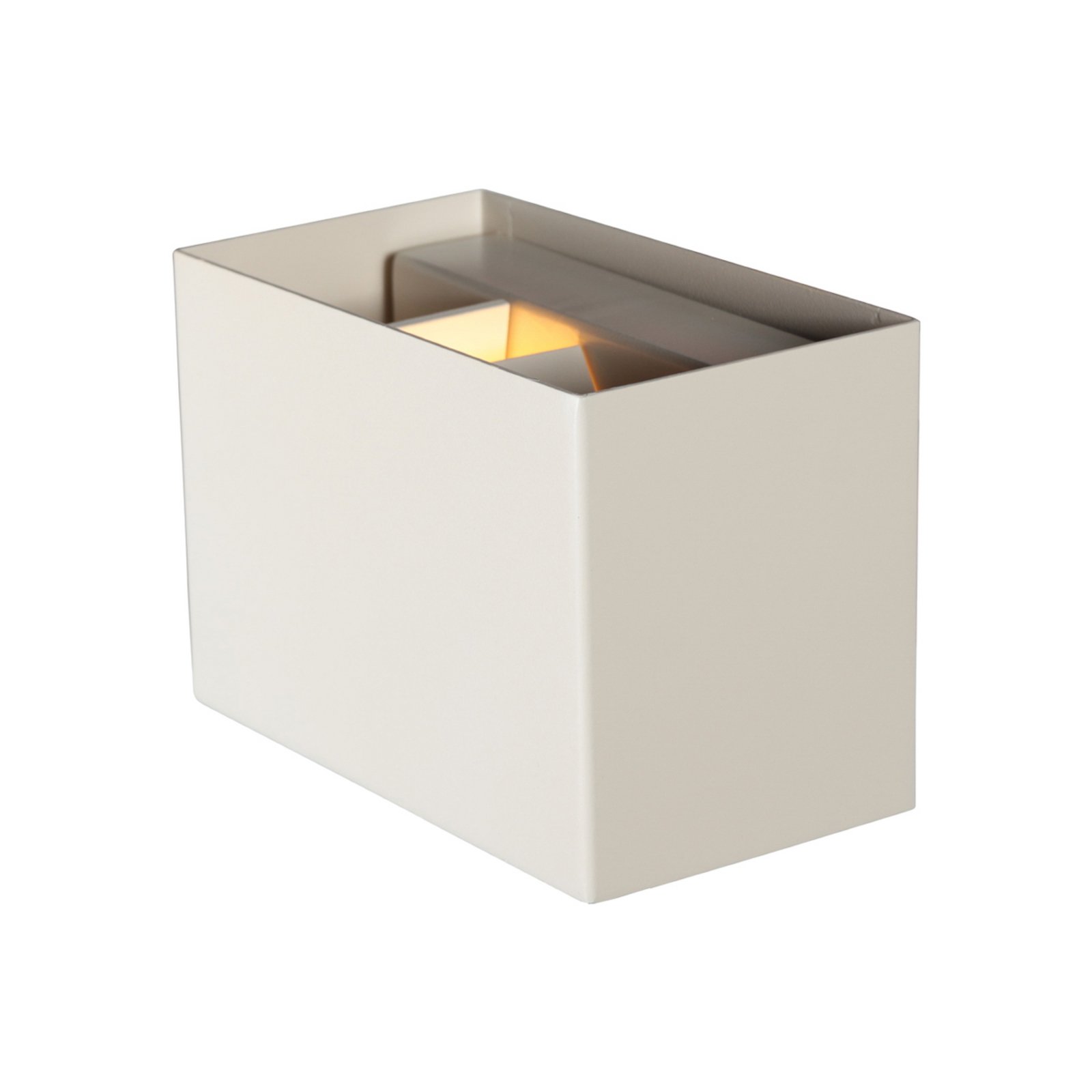 Vegglampe Muro 3365, kremfarget, kantet, G9, 2700 K