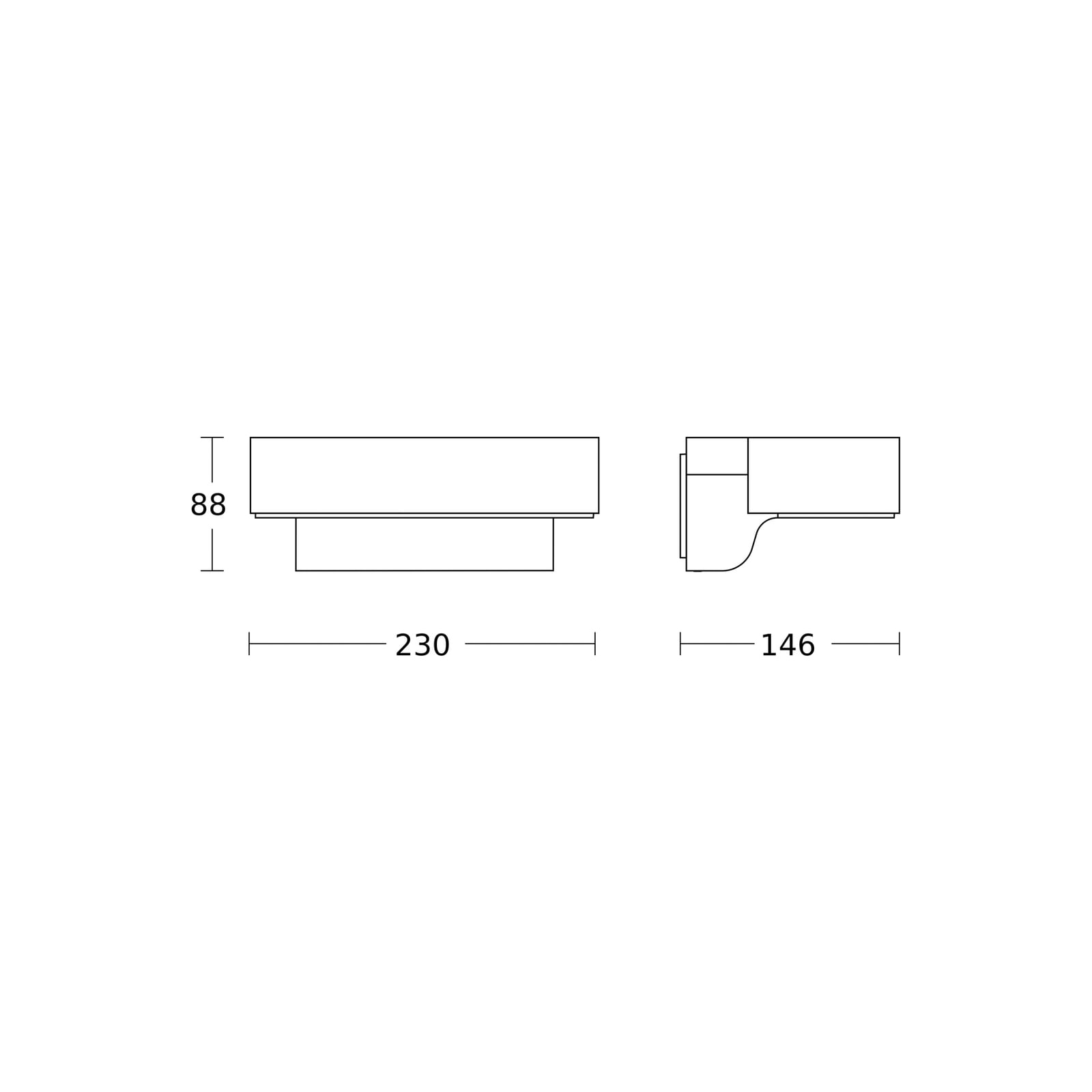 L 800 SC Smart Sensor vanjska zidna svjetiljka, antracit - STEINEL