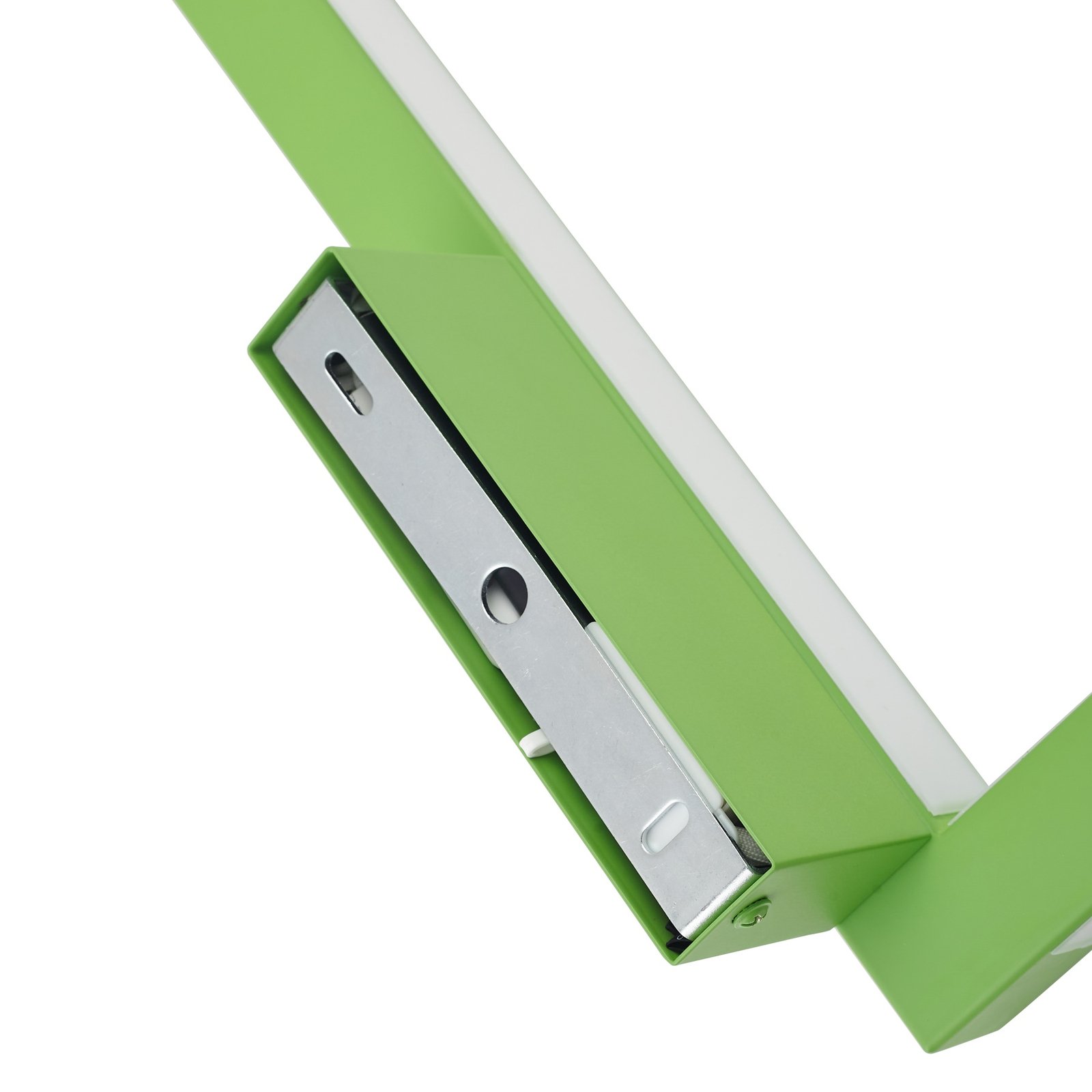 Lucande LED wall light Check, green, metal, CCT, dimmable