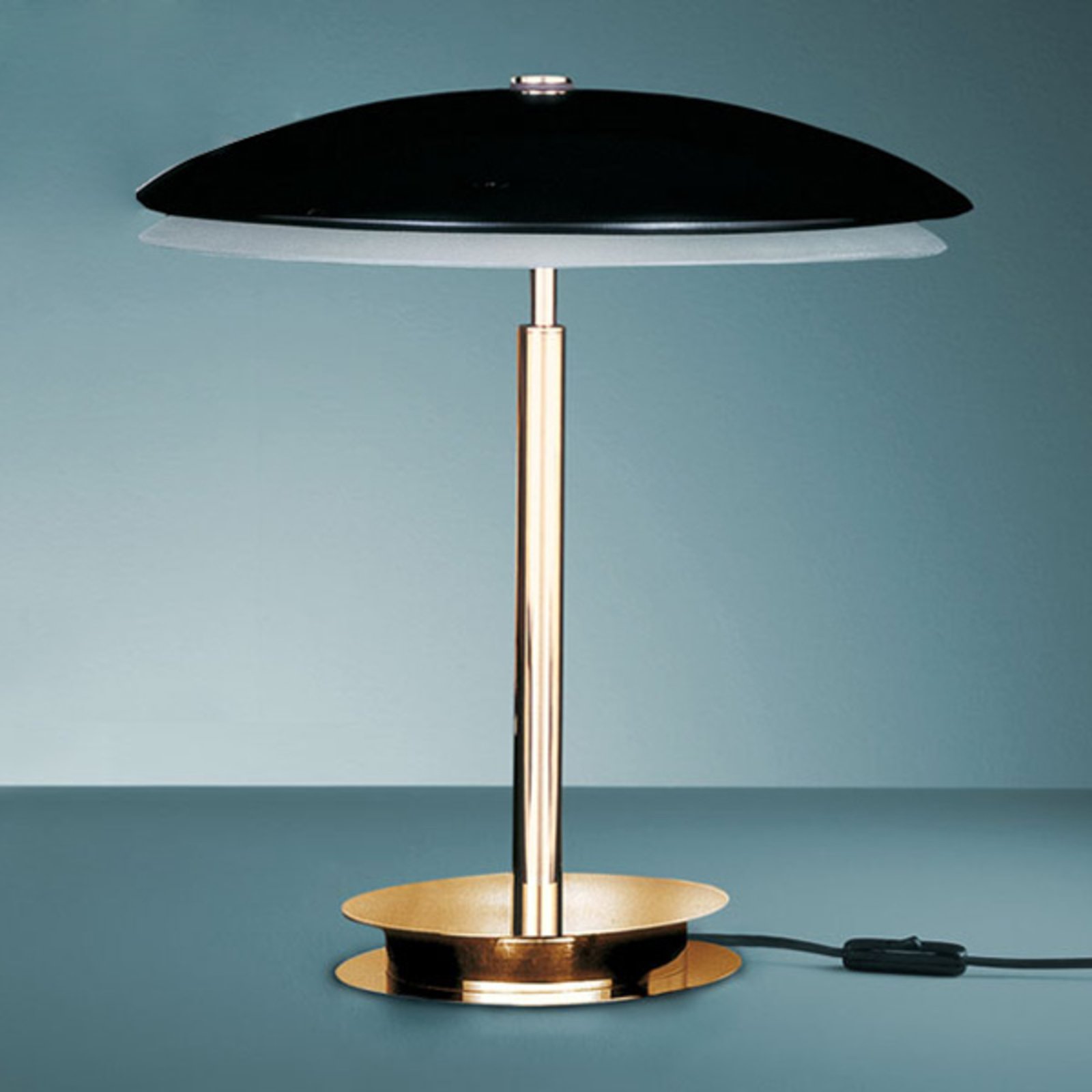 Designerska lampa stołowa 2280, BIS w czerni
