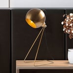 Mixed table lamp, brass, metal, height 45 cm, E14