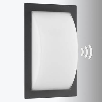 LED-utomhusvägglampa Ivett grafit rörelsesensor