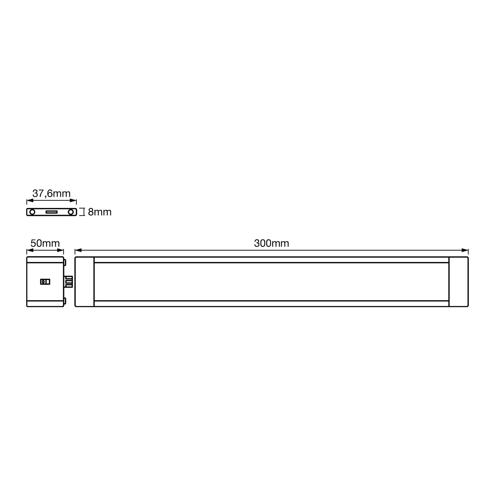 LEDVANCE Cabinet Slim oprawa podszafkowa LED 30cm