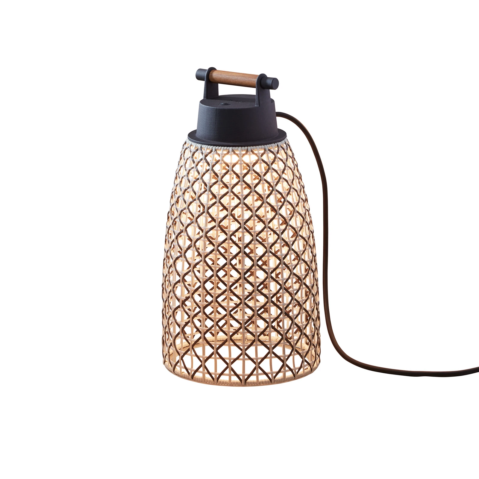 Bover Nans M/41 LED-Tischleuchte für außen, braun