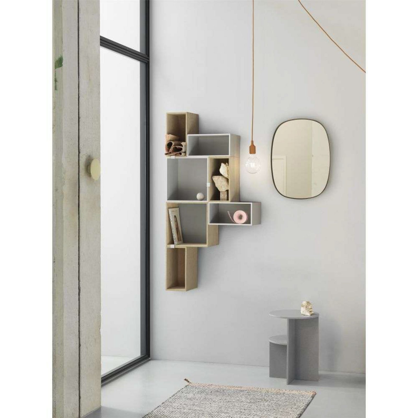 E27 Lustră Pendul Beige/Green - Muuto