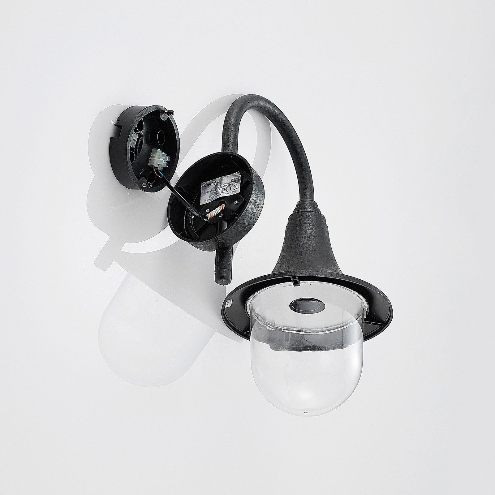 Nalevi Candeeiro de Parede Exterior Black - Lindby