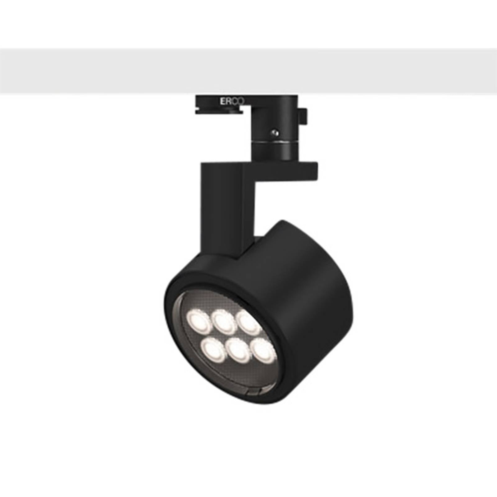 ERCO Parscan 230V Casambi 12W flood 930 nero, alluminio pressofuso, plastica, 12 W, lunghezza: 10.2 cm, altezza: 21.5 cm