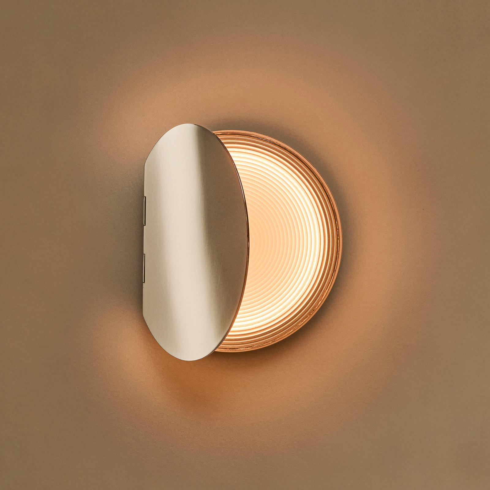 Applique a LED Poudrier, vetro/acciaio, 2400 K - DCW Applique a LED Poudrier, vetro/acciaio, 2400 K - DCW