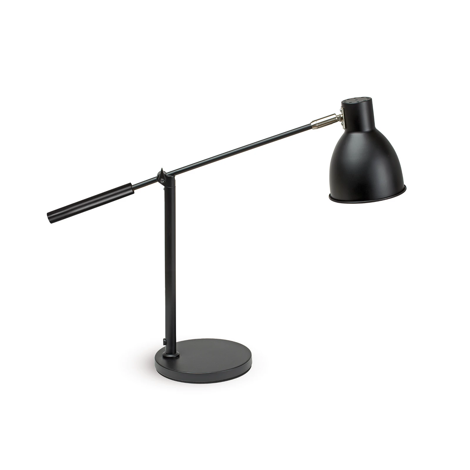 Stolová lampa MAULfinja, čierna, kov, nastaviteľná