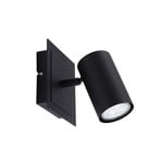 Lindby fatto da soffitto Joffrey, 13 cm, nero, 1 luce, metallo