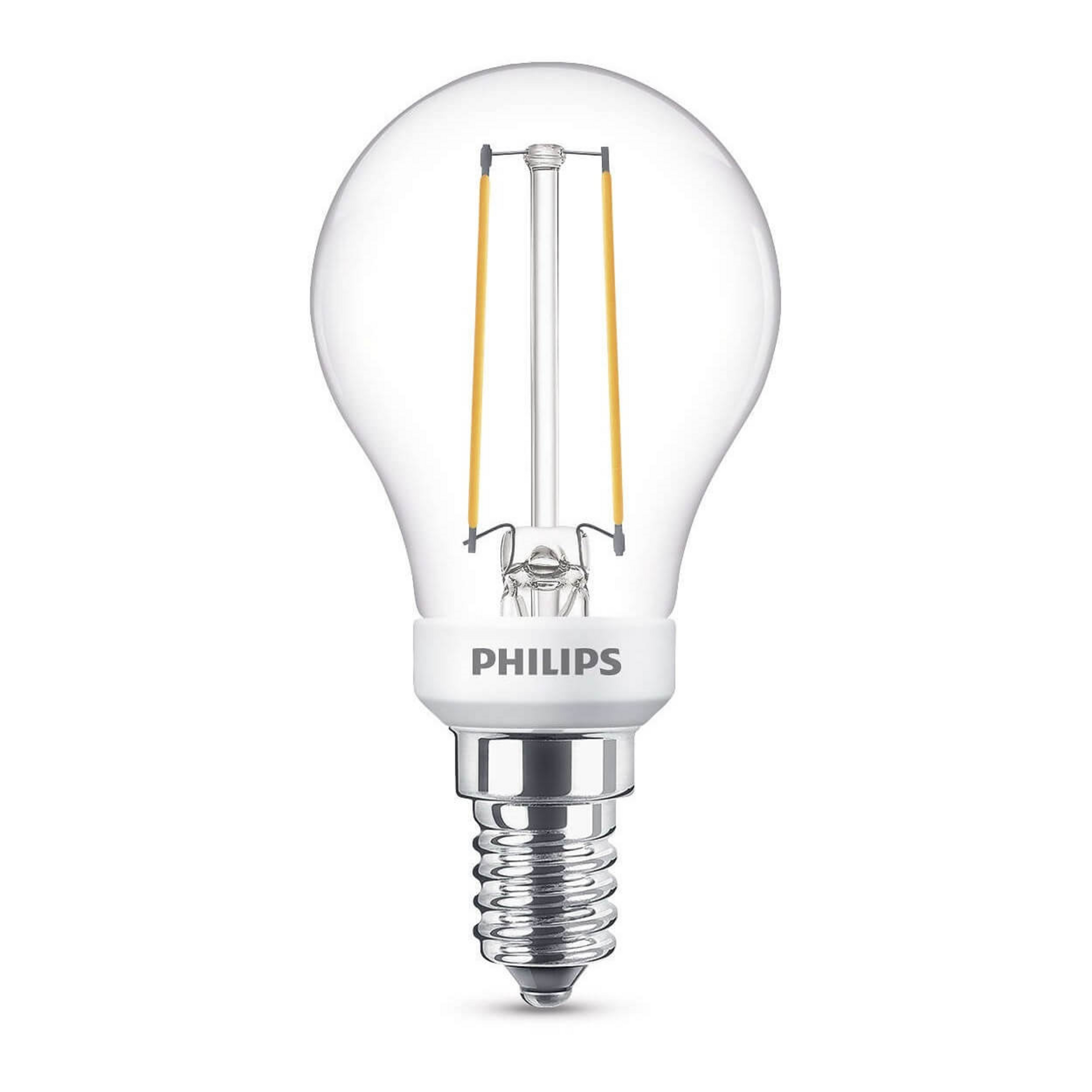 Leuchtmittel LED 2,5W Glas Tropfen (340lm) Dimbar E14 - Philips