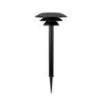DL25 solcelledrevet LED-lampe med jordspyd, sort, metal, 3.000 K – Dyberg Larsen