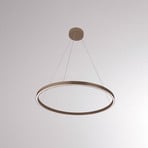 Perfora M LED hanglamp Ø 60 cm terra