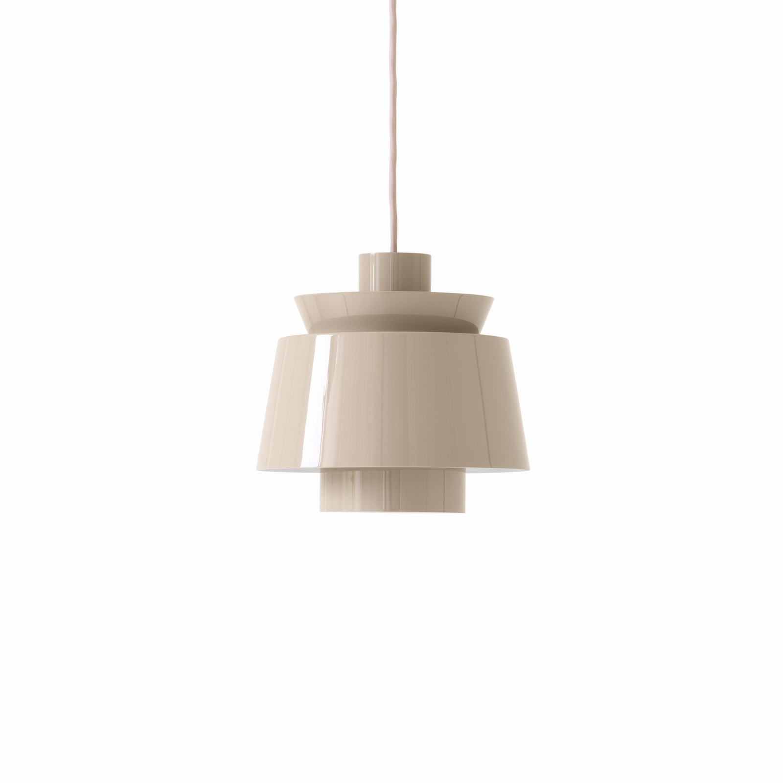Suspension Utzon JU1, Ø 22 cm, gris-beige - &TRADITION