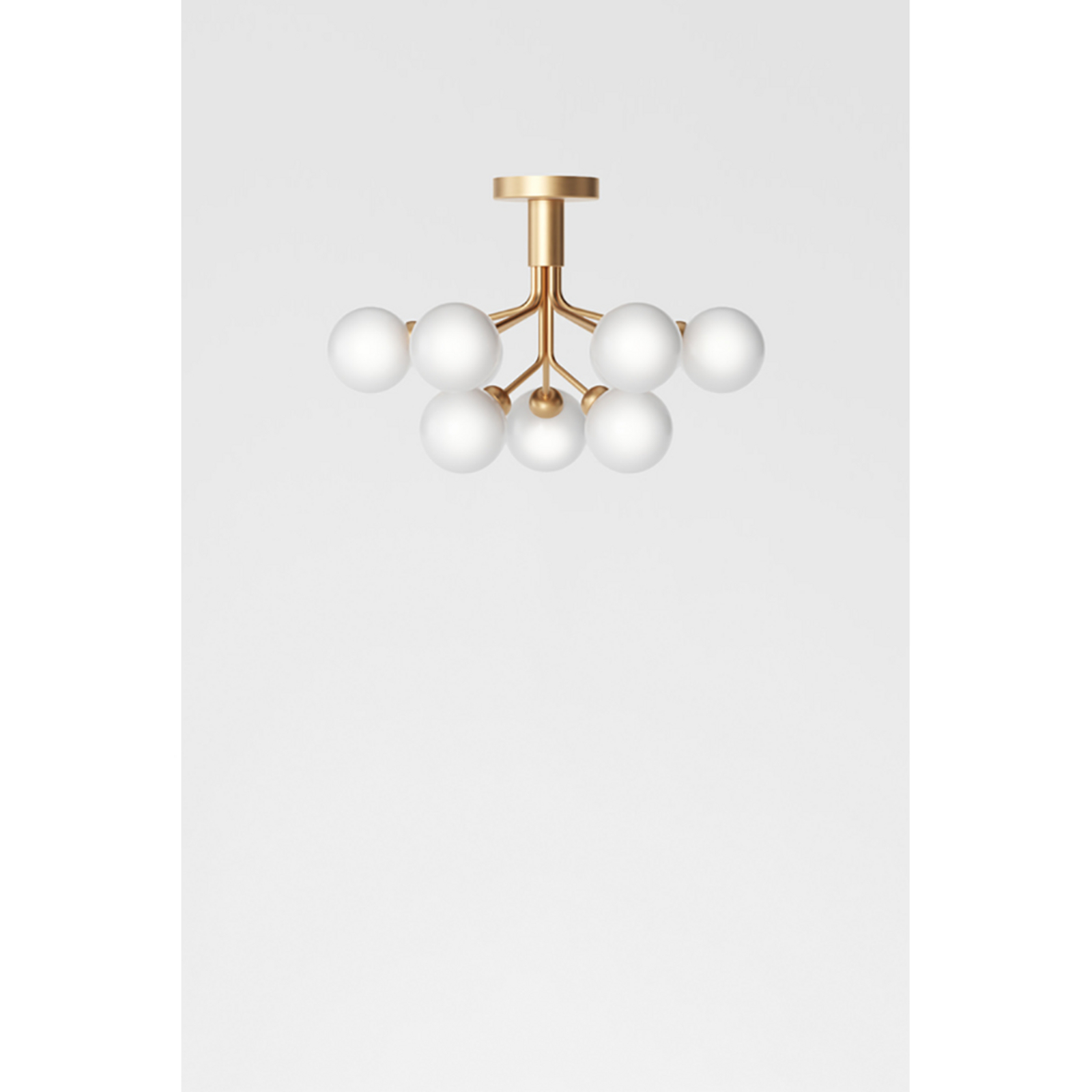 Apiales 9 Stropné Lampa Brushed Brass - Nuura