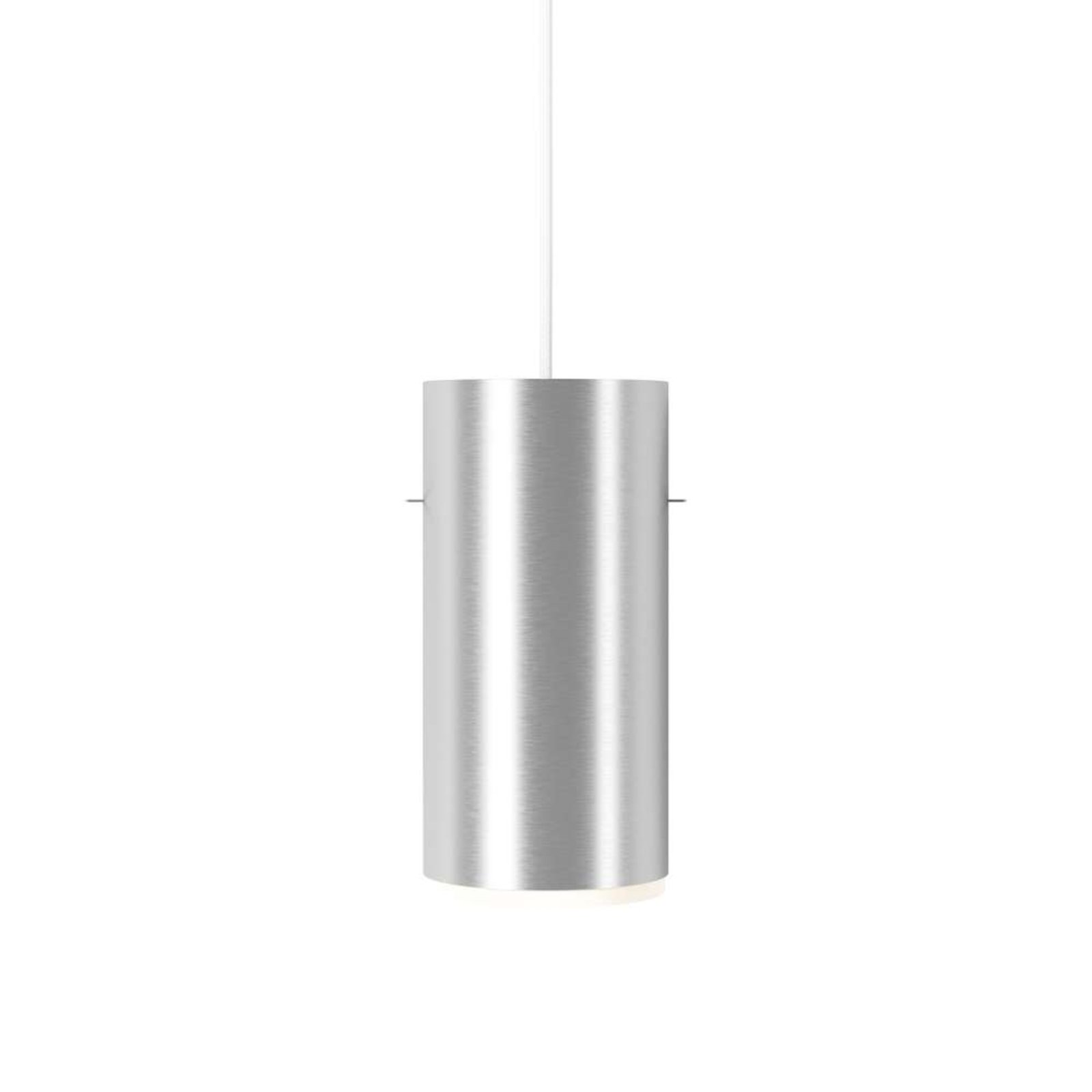 Tube Pendant Large Brushed Aluminium - Moebe