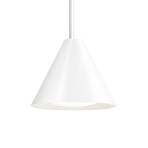 Louis Poulsen Keglen LED висяща лампа 17,5 см бяла