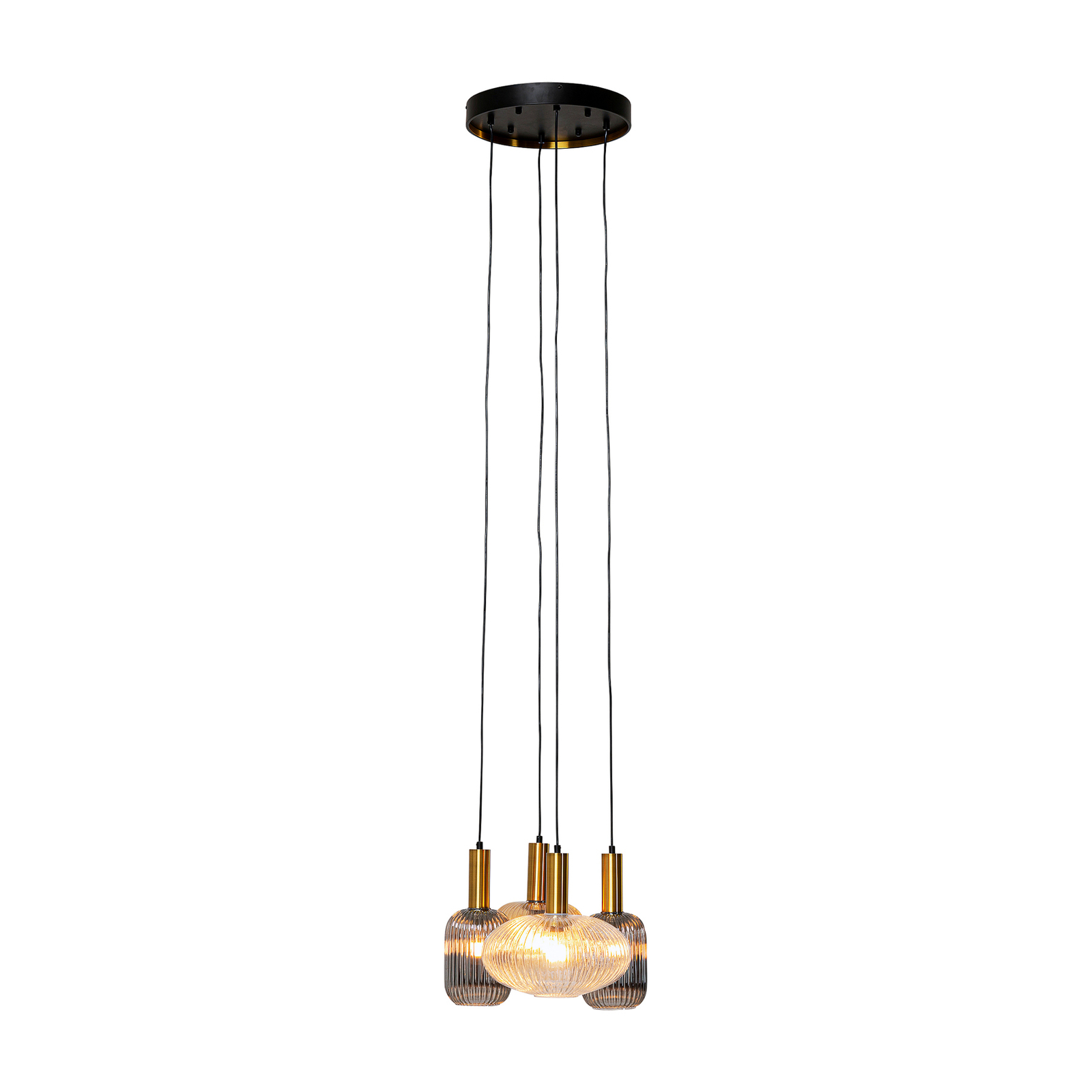 KARE Lobby Quattro pendant light 4-bulb