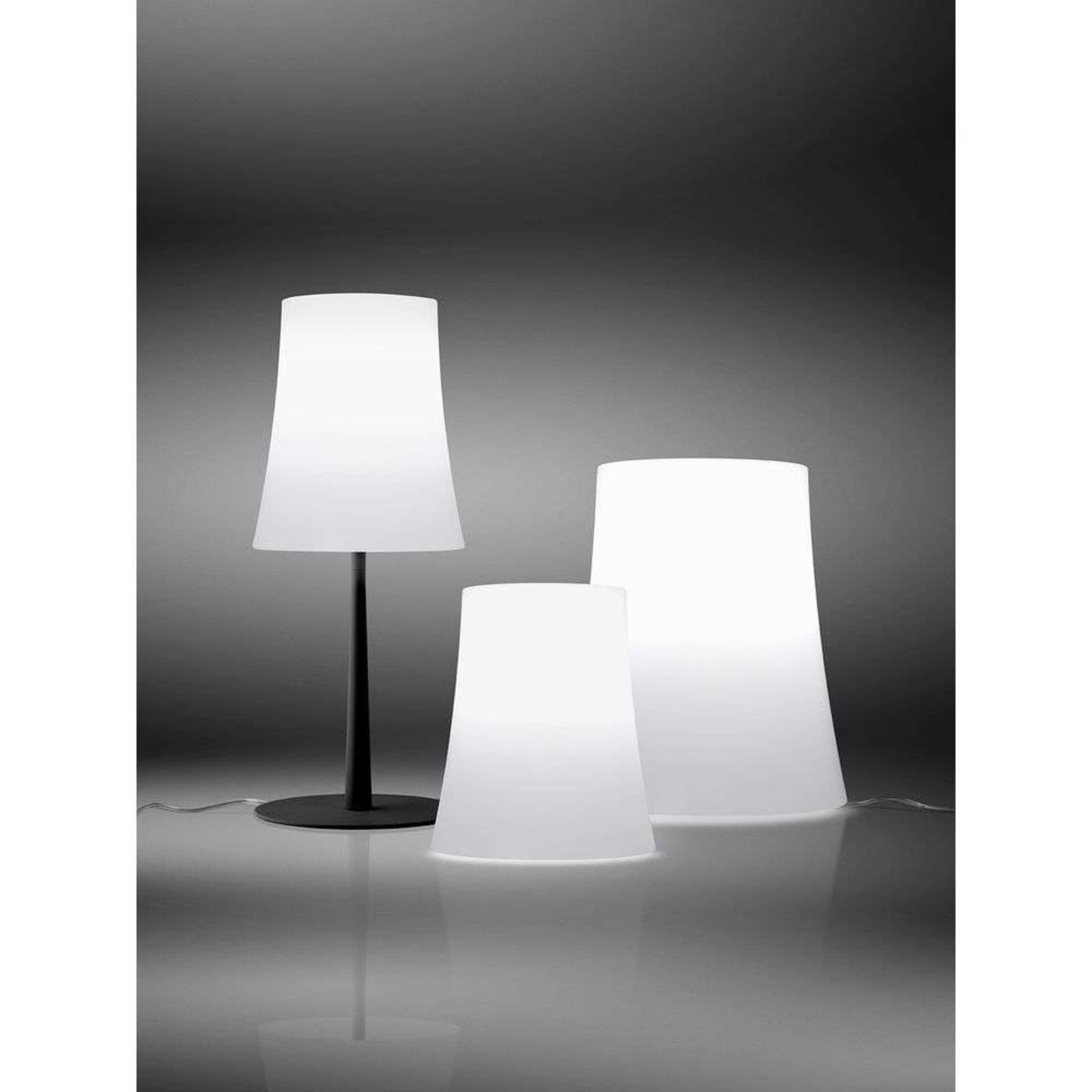 Birdie Easy Candeeiro de Mesa Black - Foscarini