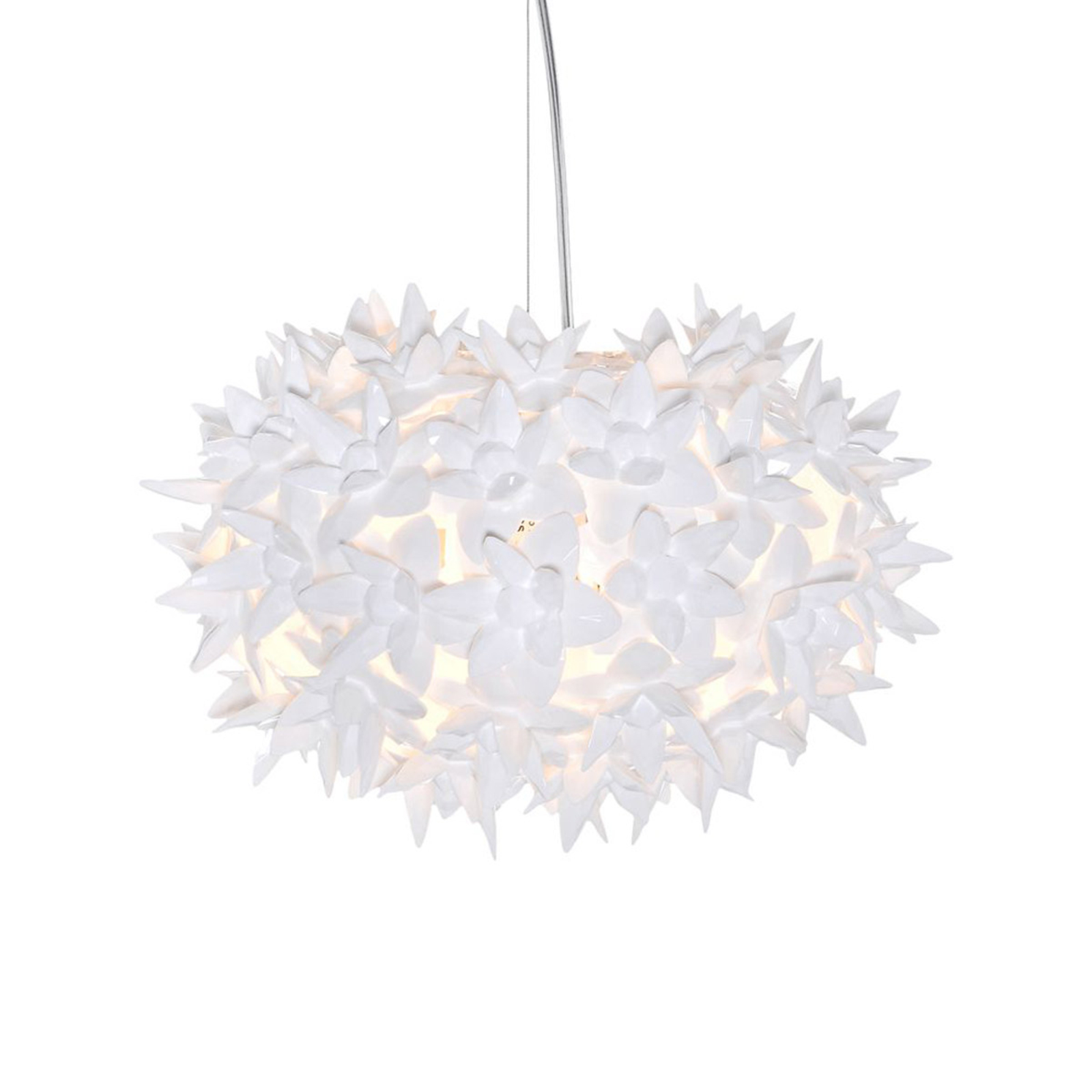 Kartell Bloom S2 LED hanging light G9, white