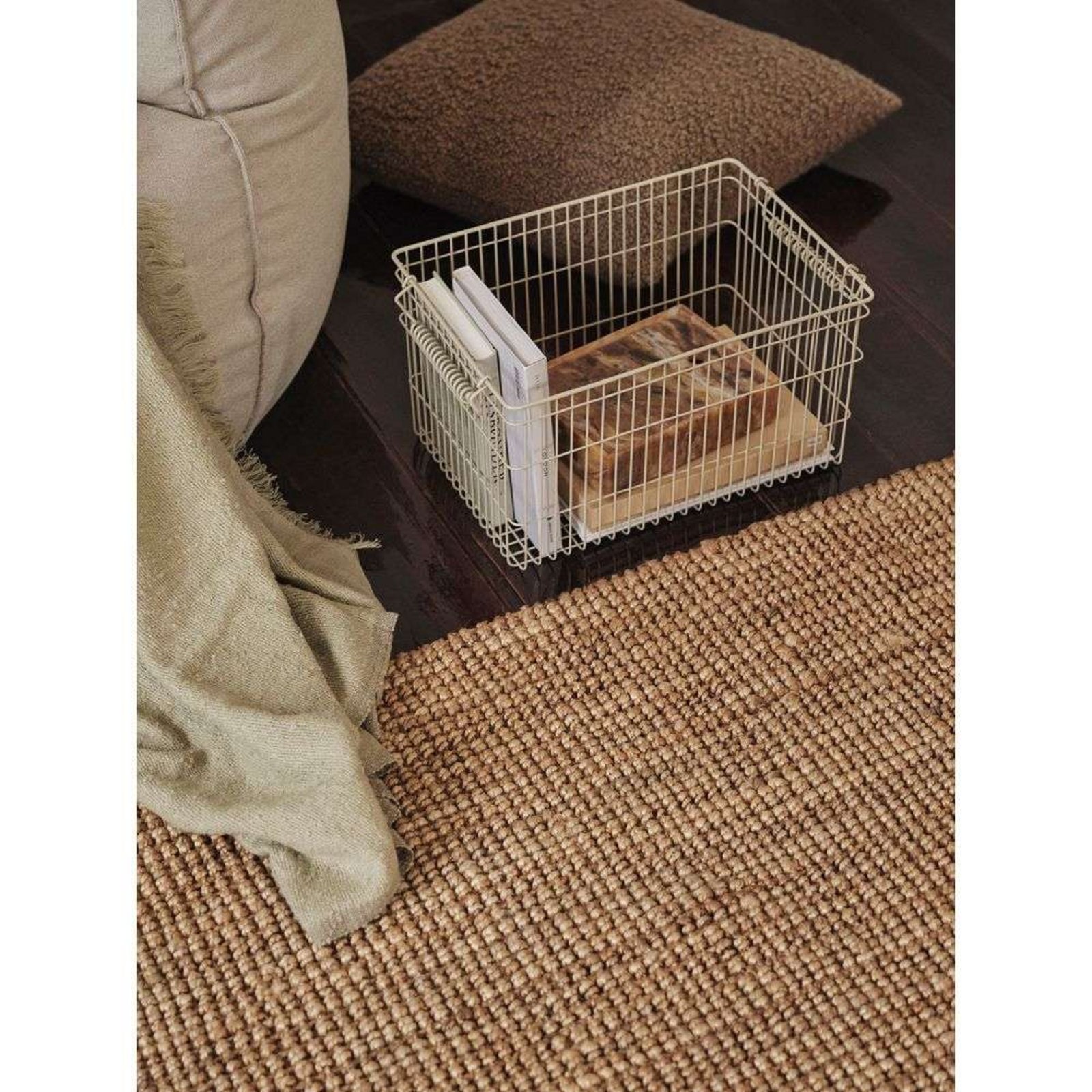 Cala Stackable Baskets Set of 2 Cashmere - Ferm Living