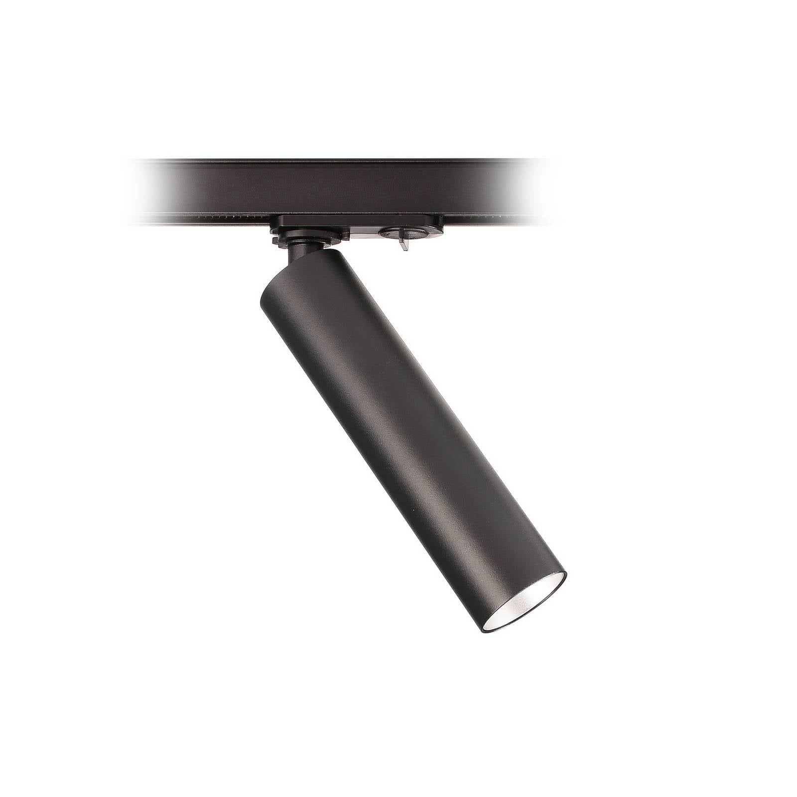 LED-Schienenspot Slim 1-Phasen, schwarz, Alu, 5W, 2.700 K