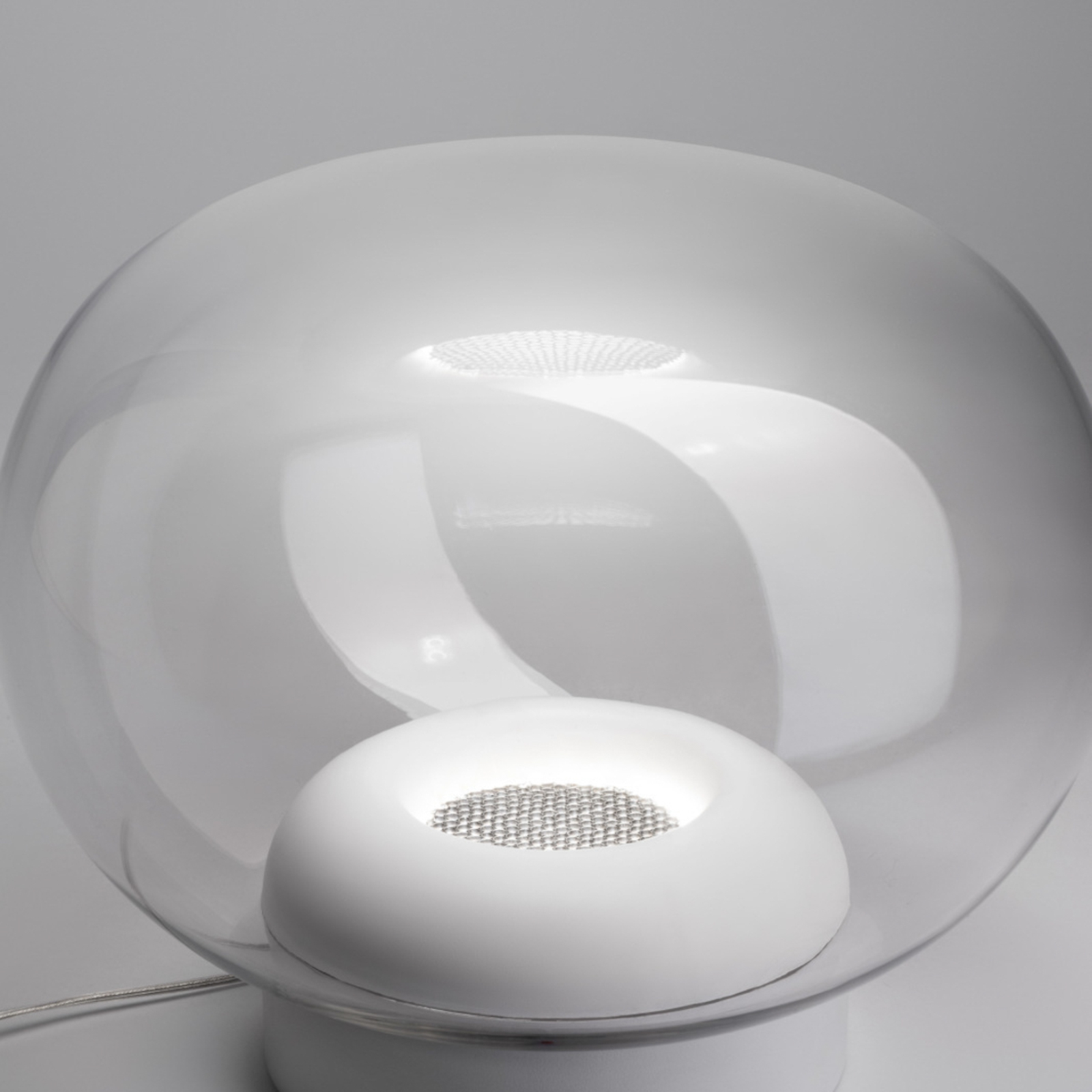 Stilnovo La Mariée LED-Tischlampe transparent/weiß