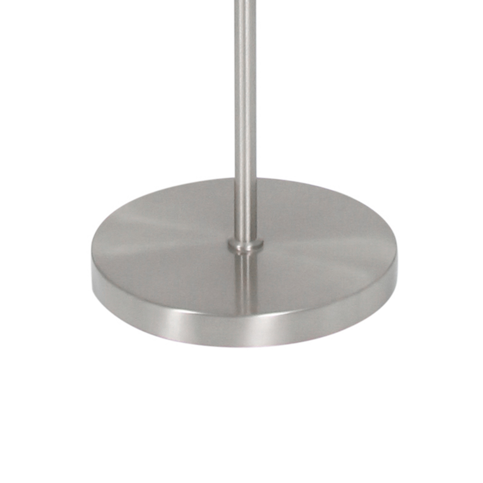 Lámpara de pie Noor, acero/terciopelo plateado, altura 144 cm, E27