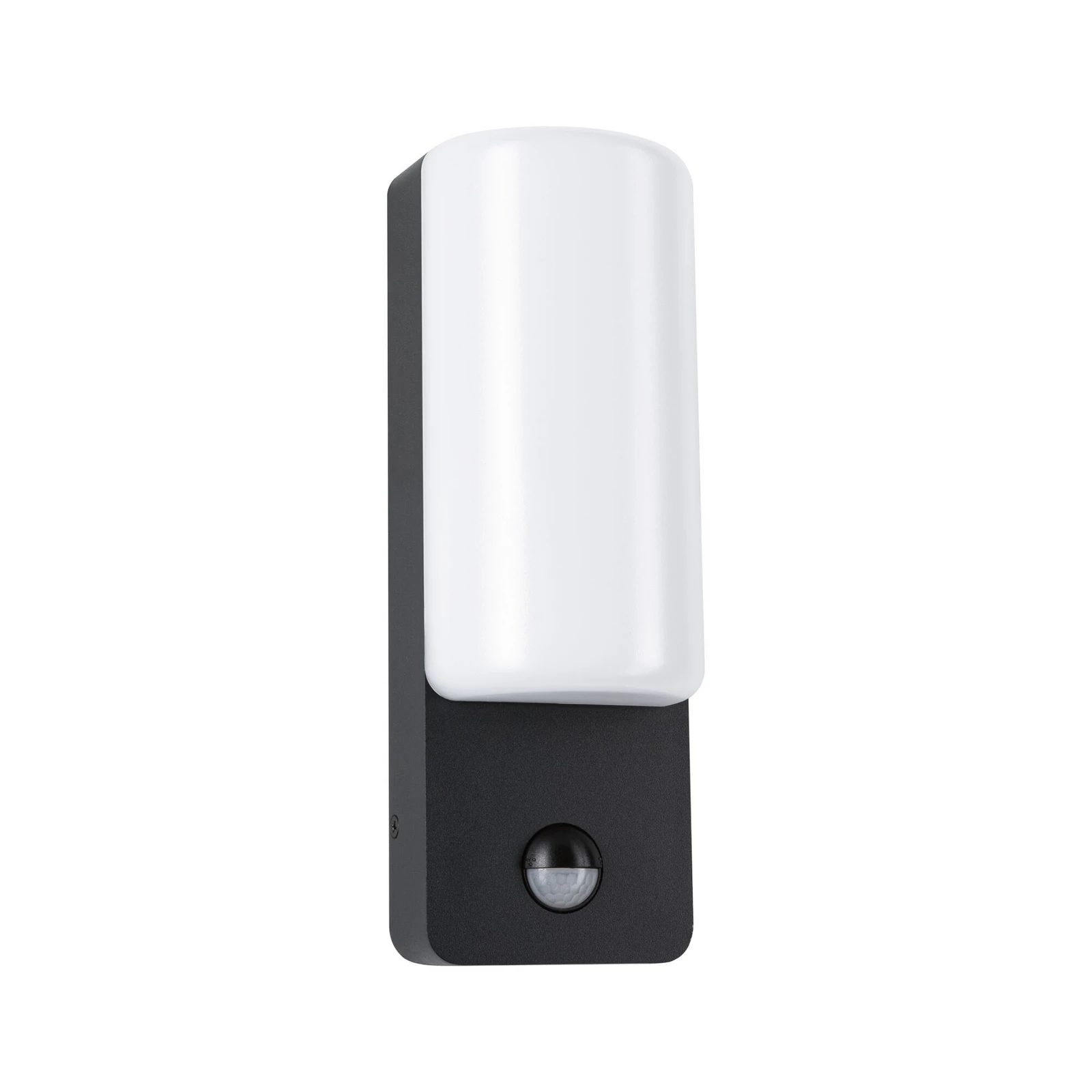 Paulmann utendørs LED-vegglampe Bonnie, aluminium, antrasitt, sensor