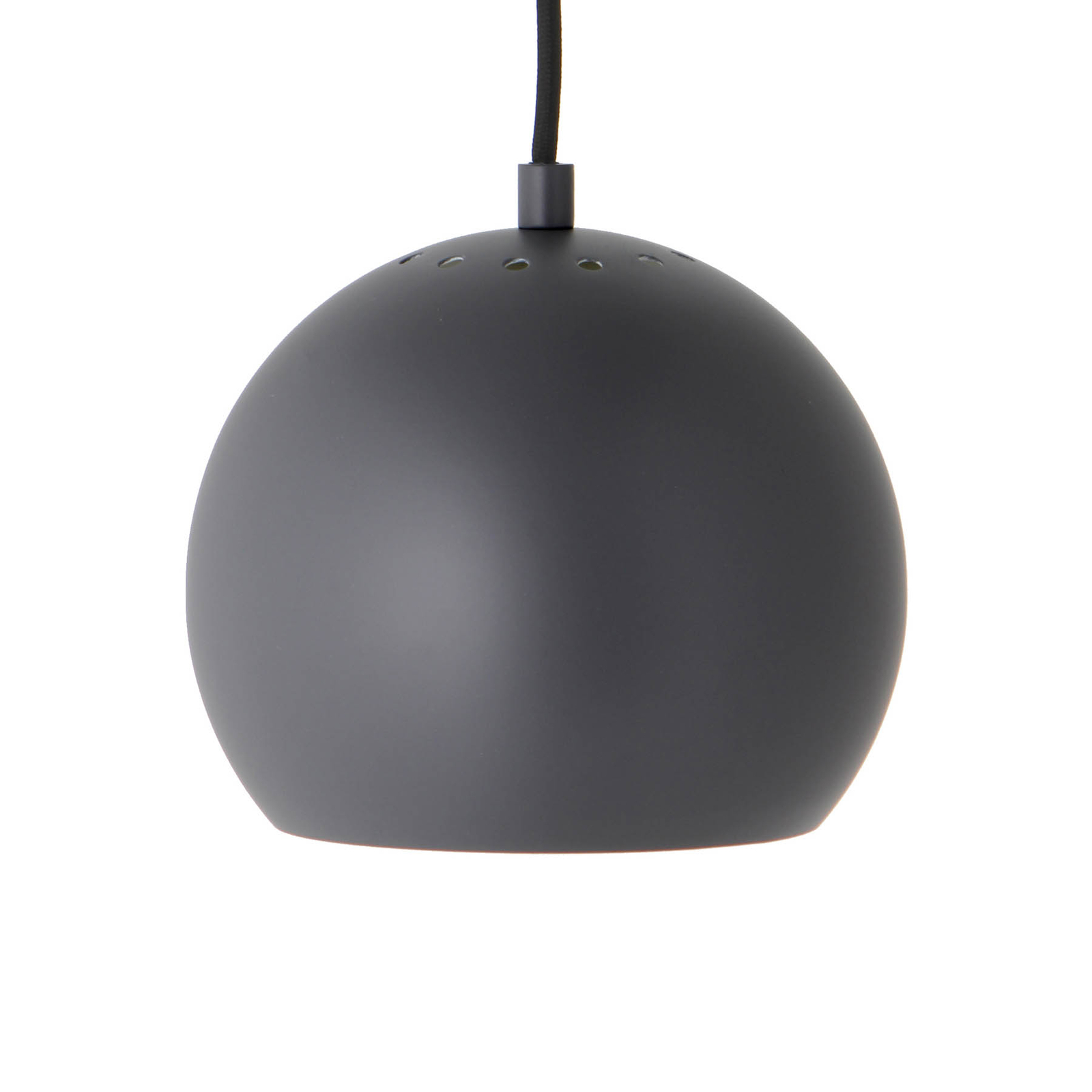 FRANDSEN Ball závesná lampa Ø 18cm tmavosivá matná