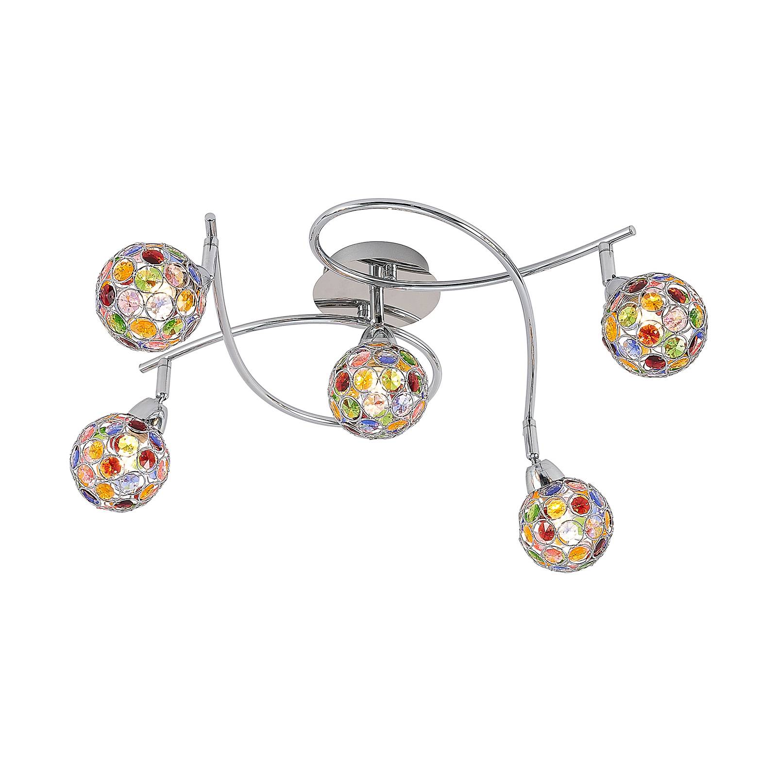 Lindby Ceiling Light - Hallway - Globe Light - dimmable - Young Lifestyle - Multi-colored