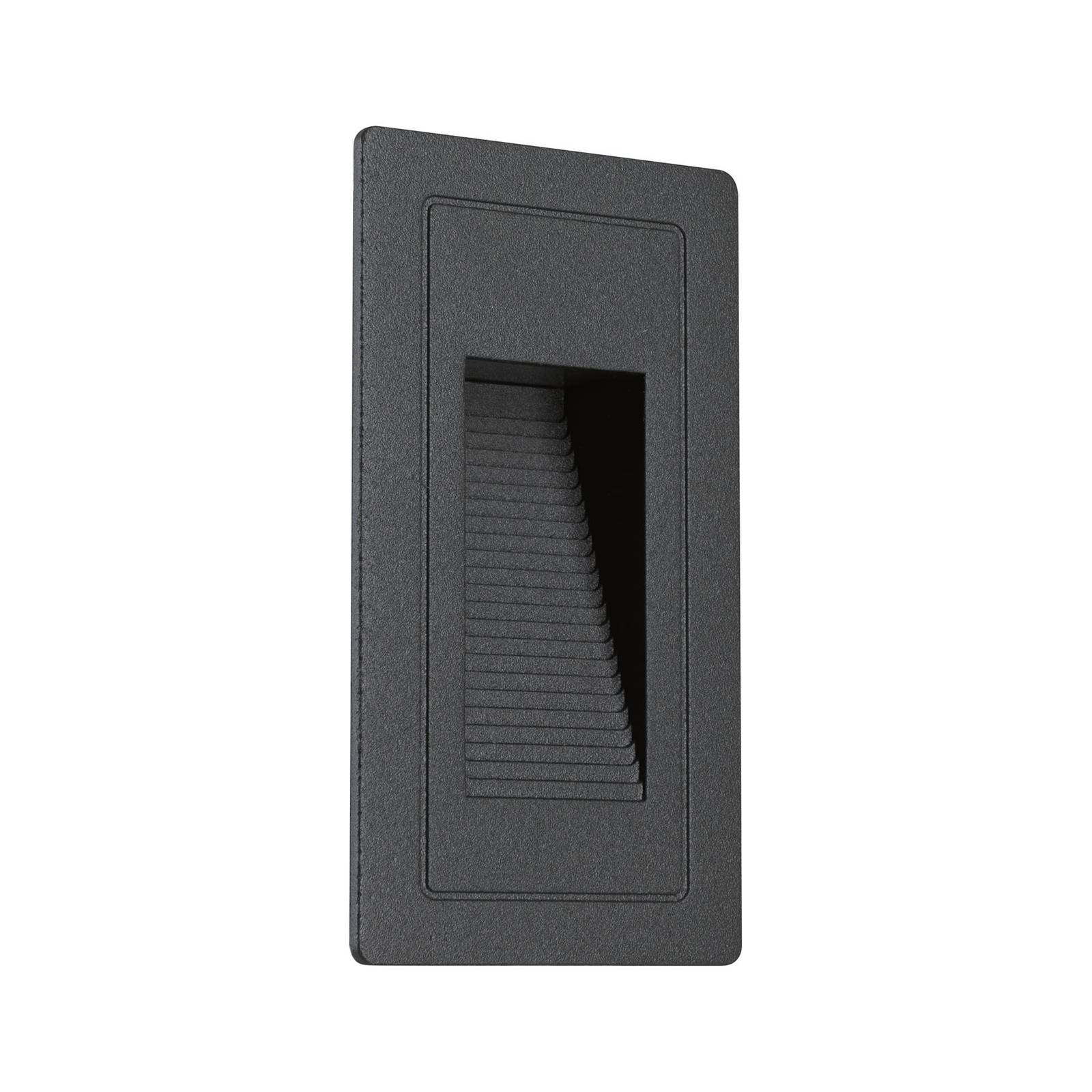 PAULMANN Paulmann High LED-Wandeinbauleuchte für aussen, Aluminium, 4 W, Energieeffizienz: A+, B: 5.8 cm, H: 10.3 cm