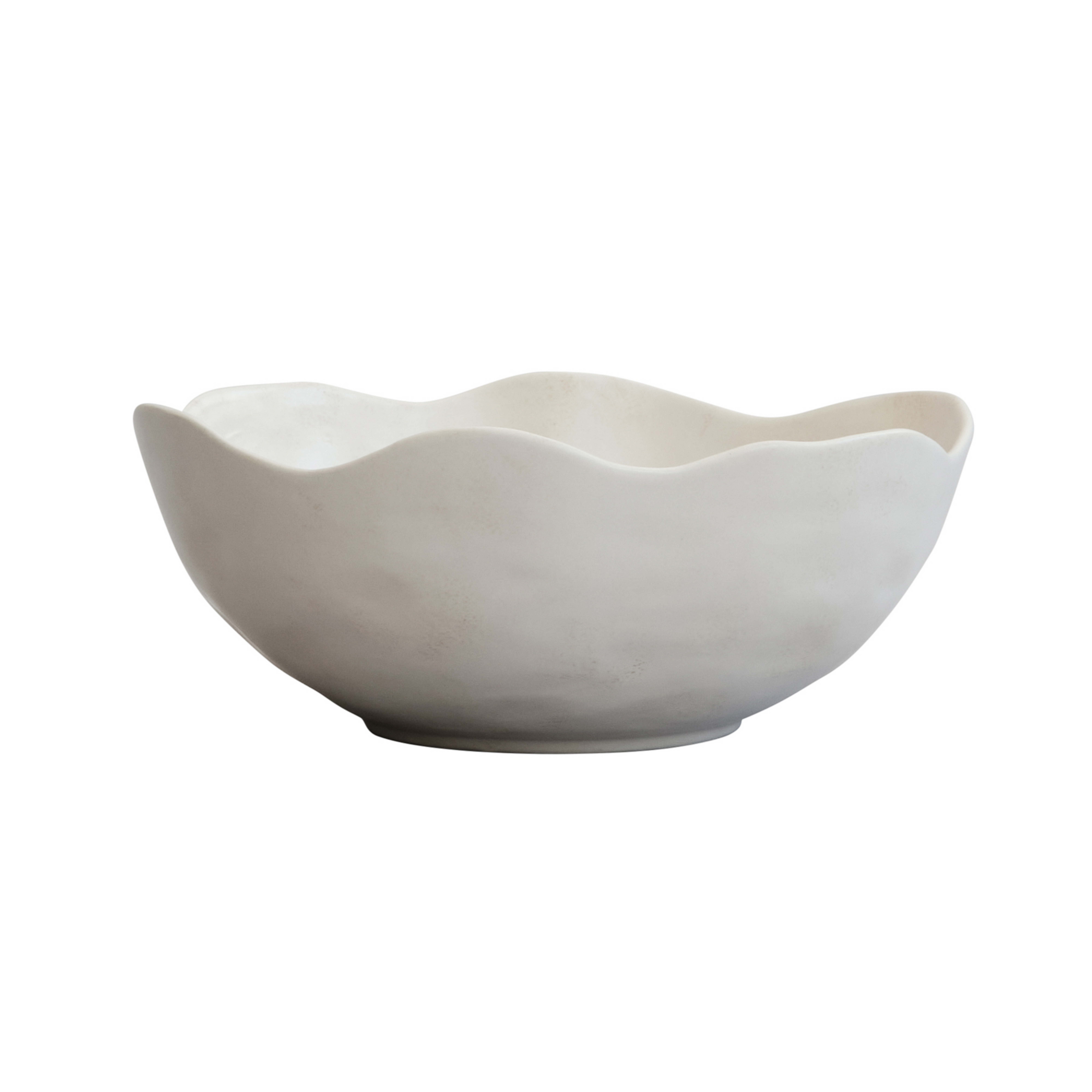 Native Schale, Höhe 11 cm, Stein, weiß - 101 Copenhagen