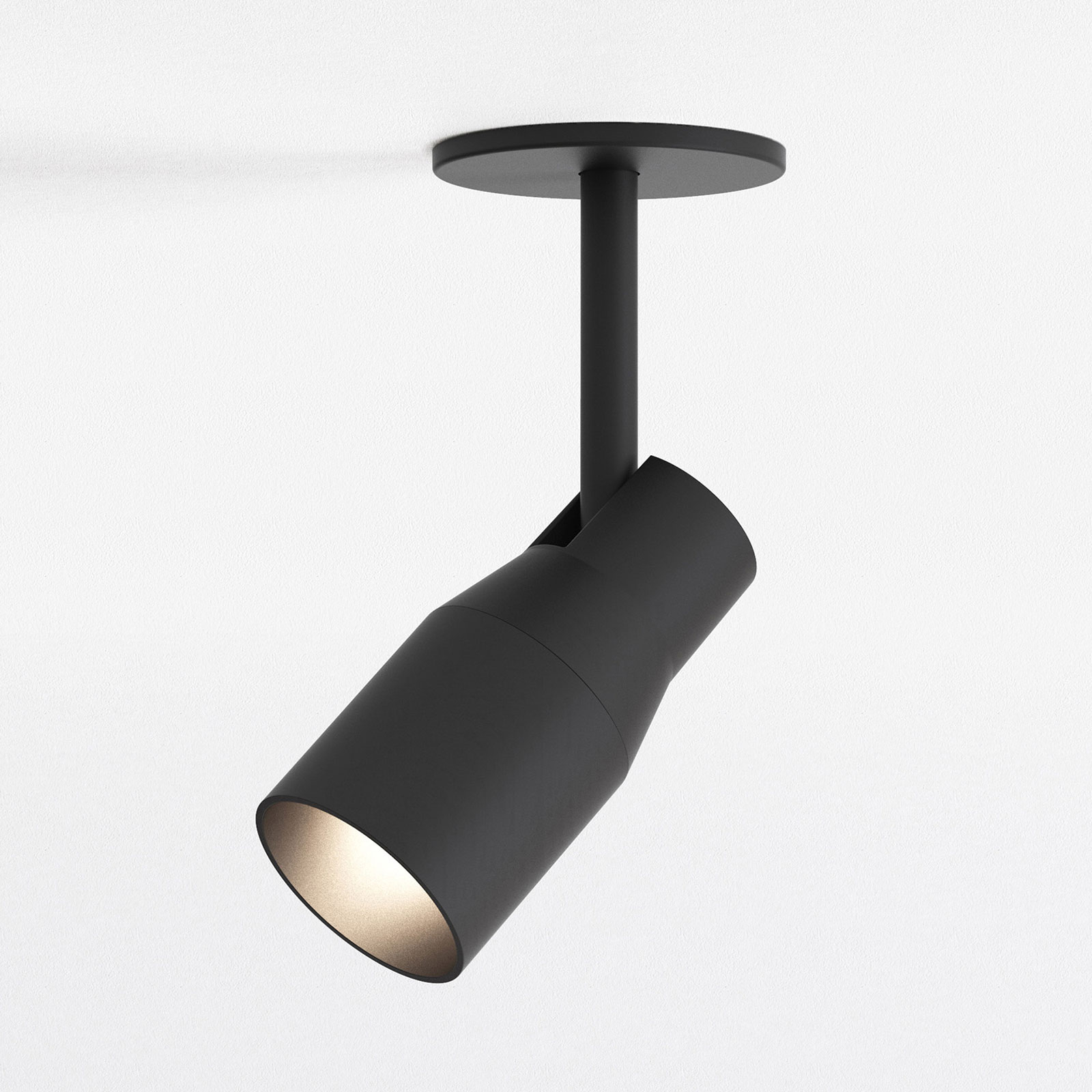 Astro Apollo 100 Recessed downlight black, for Hallway, zinc, GU10, 6 W, energy efficiency: A++, H: 20.2 cm